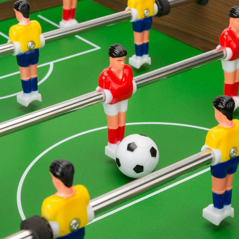 27" Table Football Game - Dark Brown